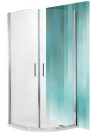 Roltechnik sprchový kout TR1 900 výplň transparent rám stříbrný 722-9000000-01-02